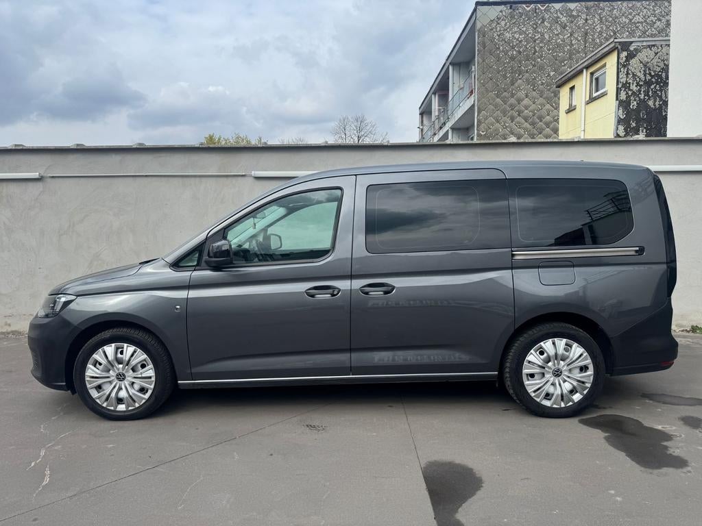 Vw Caddy 2.0 TDI / 7 Plaatsen, Zwart, Zwart, Te koop, Radio