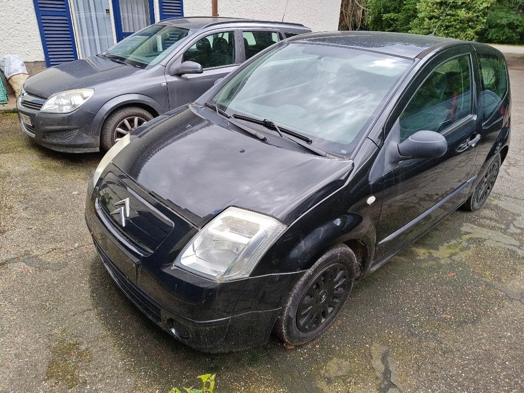 Citroën C2, Voorwielaandrijving, 4 zetels, Stof, Zwart