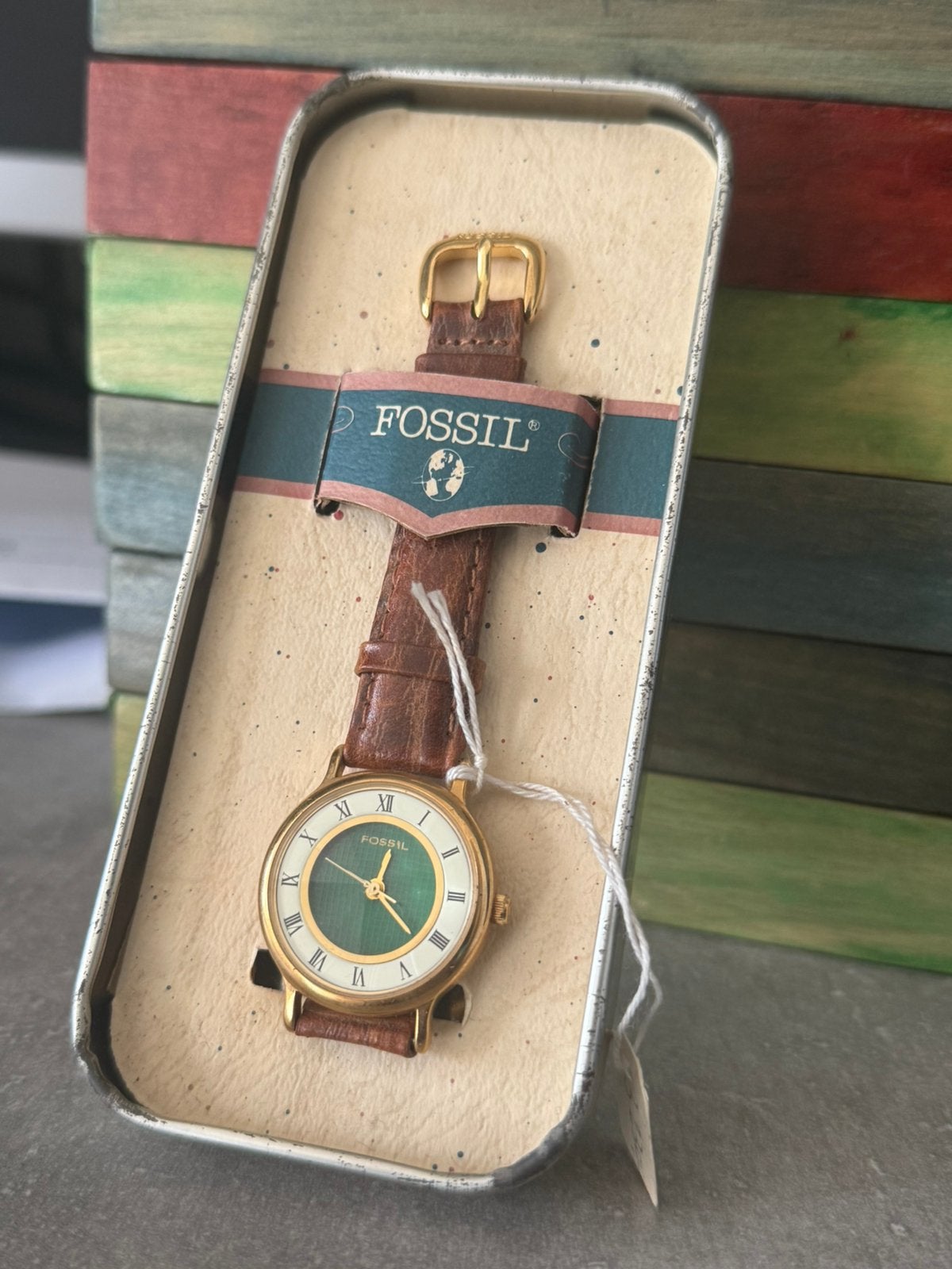 Vintage Fossil horloge – origineel uit de jaren 90, Ophalen
