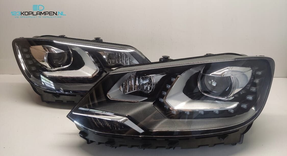 VW Sharan 7N1 Xenon Led Koplamp links rechts, Gebruikt, -, Volkswagen, -