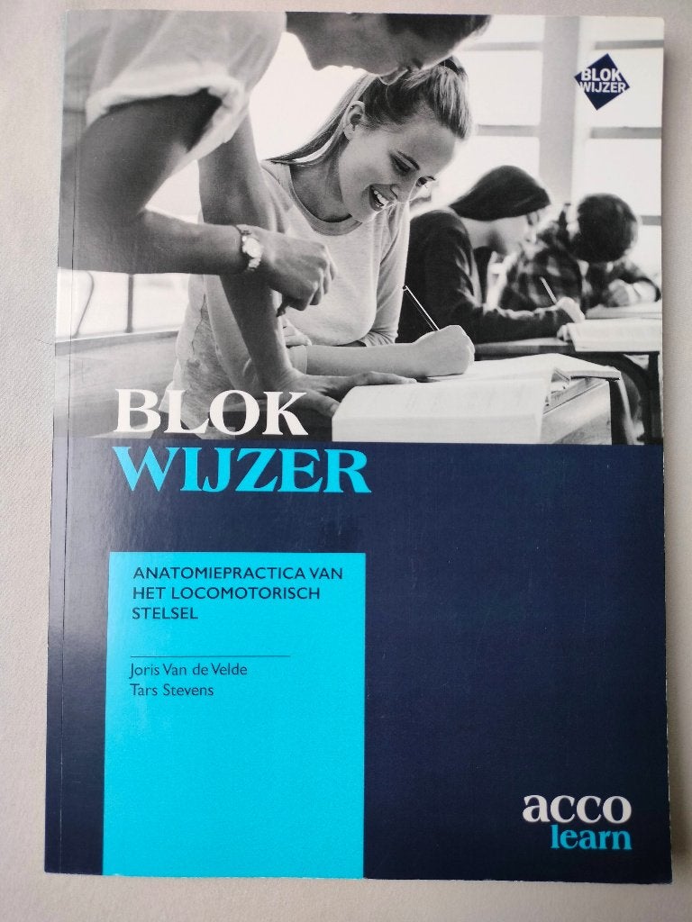 Blokwijzer anatomiepractica, Ophalen of Verzenden, Zo goed als nieuw, Hogeschool