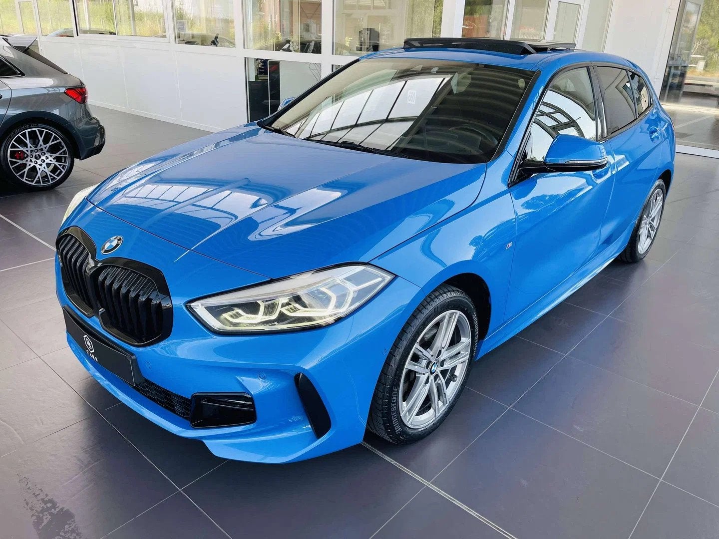 BMW 1 Serie 118 dA * GARANTIE + PACK M + TOIT PANO + LED + G, Auto's, BMW, Automaat, 1 Reeks, 4 cilinders, Blauw