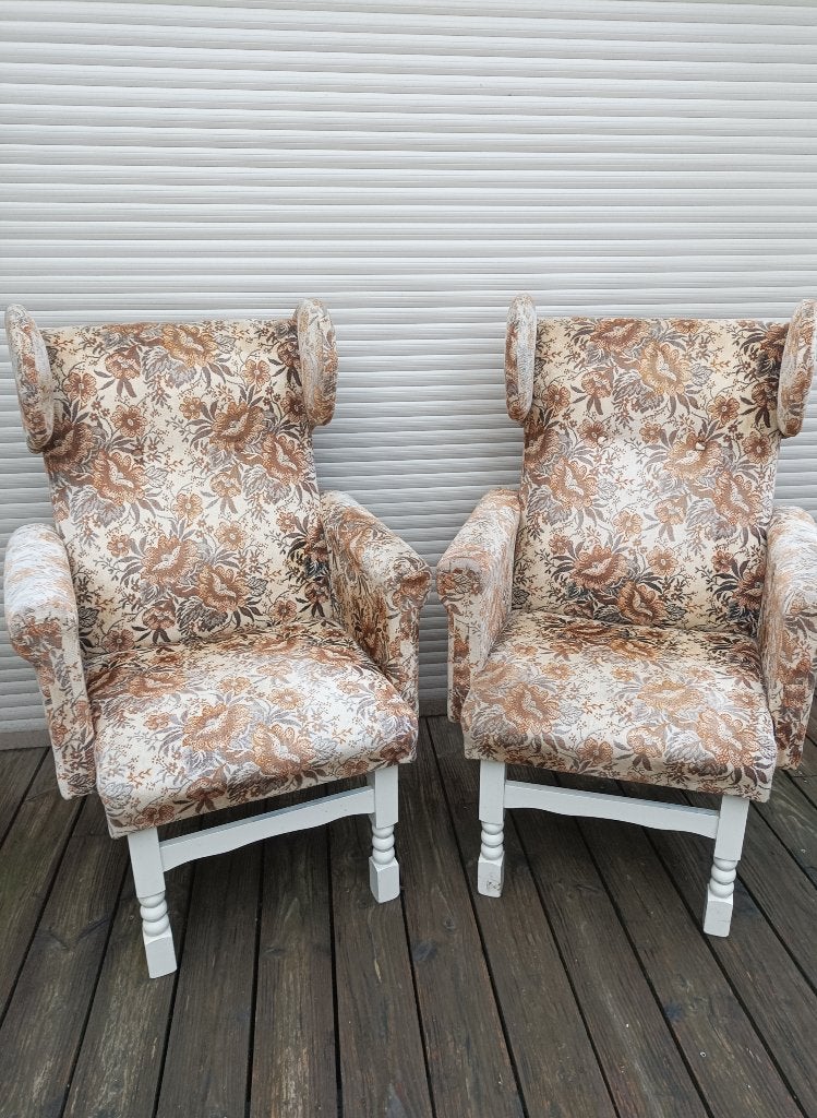 VINTAGE : 2 fauteuils anciens., Enlèvement