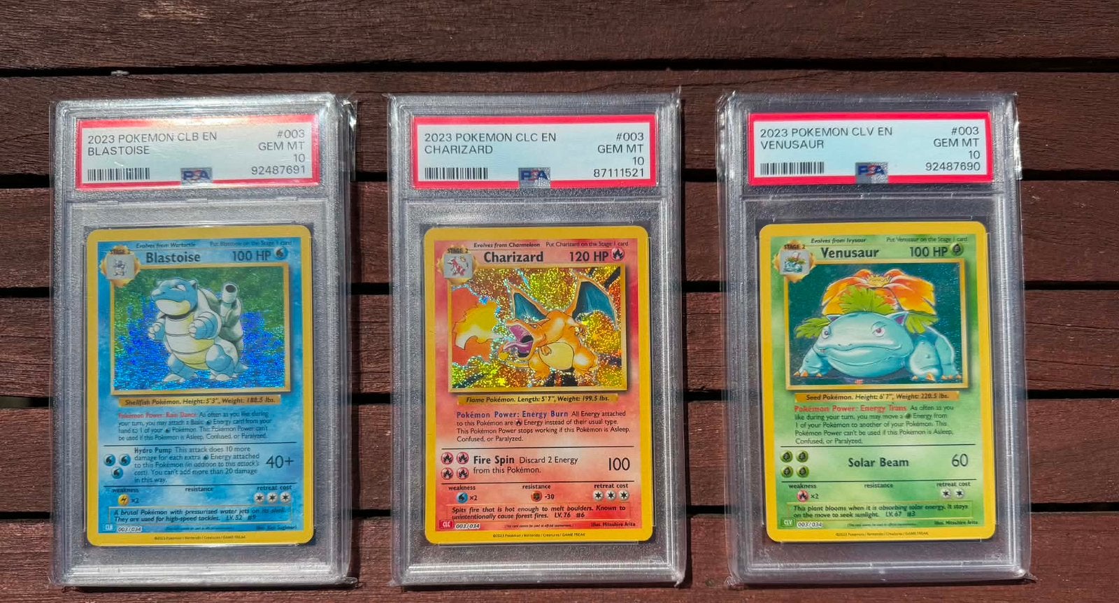 Pokemon the Big 3 psa 10, Ophalen, Zo goed als nieuw
