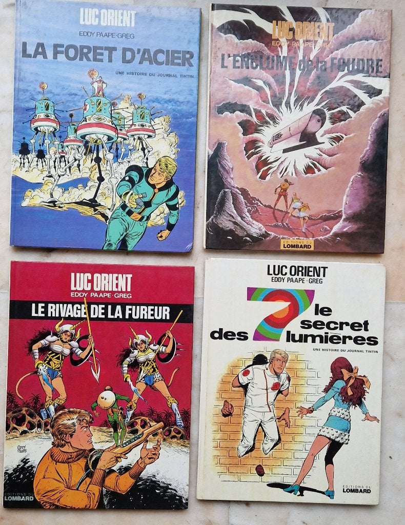 4 albums de Luc Orient (e.o)., Plusieurs BD, Enlèvement ou Envoi, Comme neuf, Eddy Paape - Greg