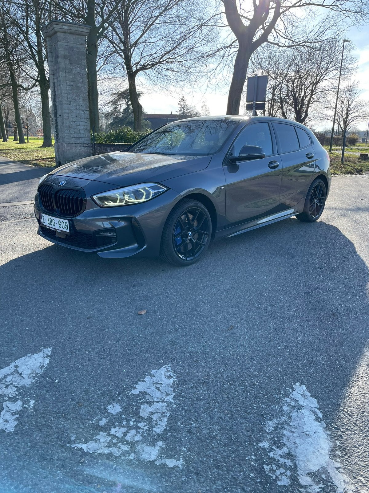 BMW 118i M-Pack, Auto's, BMW, Voorwielaandrijving, 4 deurs, 1 Reeks, Leder en Stof