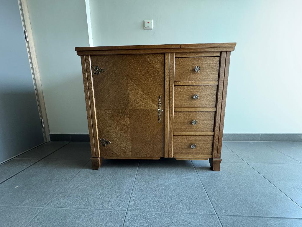 Armoire pour machine à coudre, Enlèvement