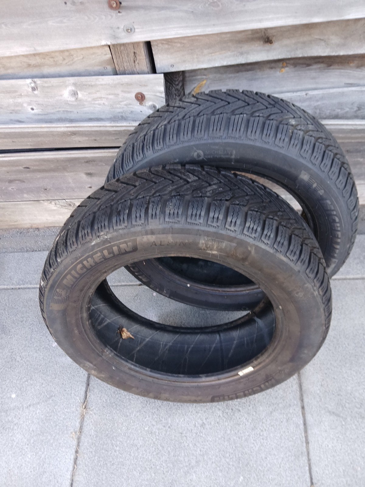 2 pneus d'hiver Michelin 205/55R16 91H, Enlèvement, Pneus hiver