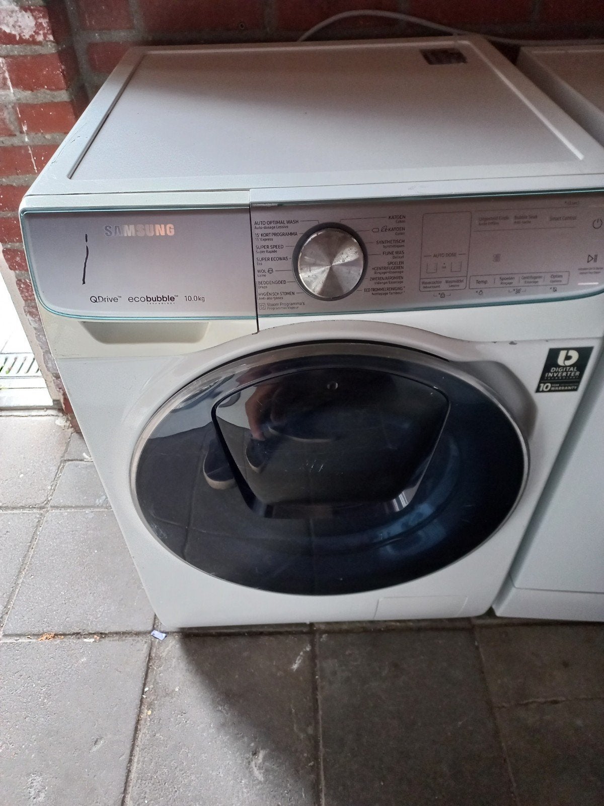 Jonge 10 kilo Samsung  wasmachine met 1400 toeren., Elektronische apparatuur, Ophalen, Voorlader, Energieklasse A of zuiniger