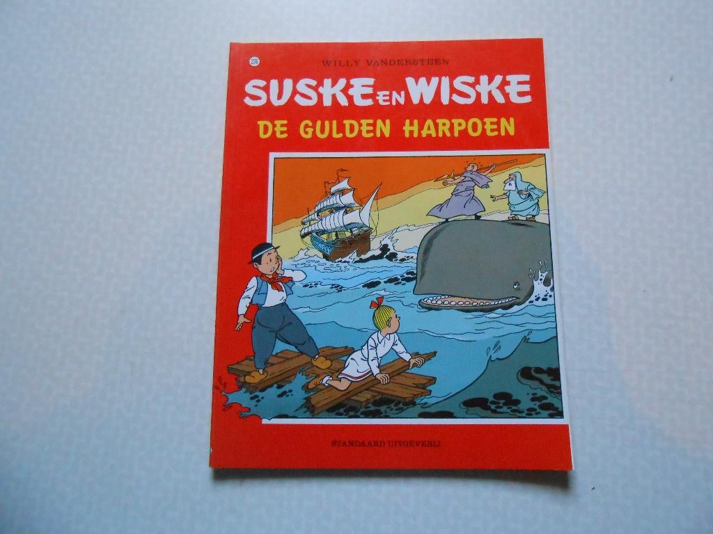 suske en wiske 236 De gulden harpoen 1993 1 ste druk., Livres, BD, Neuf, Une BD, Enlèvement ou Envoi