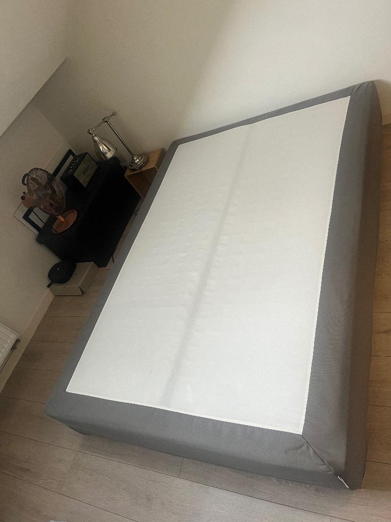 ESPEVÄR binnenveringsmatrasbodem met poten (Ikea), Ophalen, Gebruikt, 140 cm, Twijfelaar