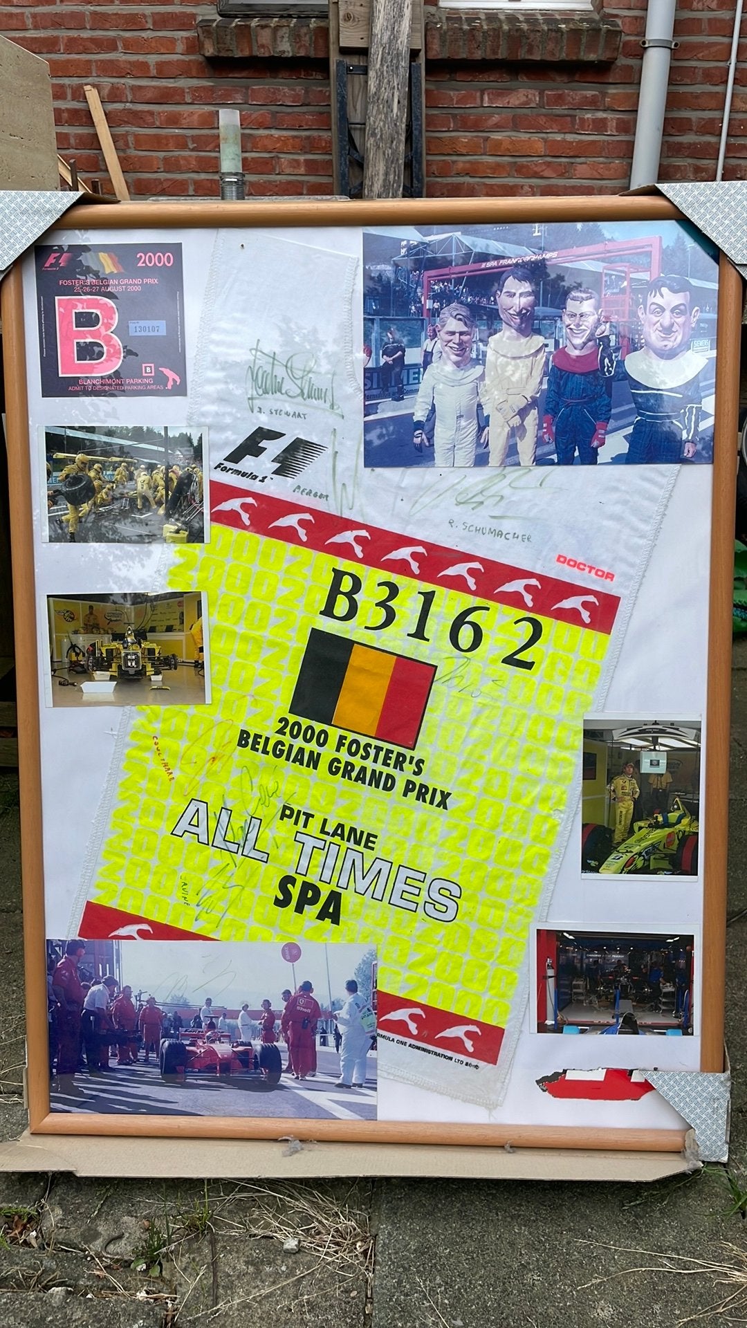 Formule 1 - GP de Belgique 2000 - signés, Enlèvement, Utilisé, Autres types