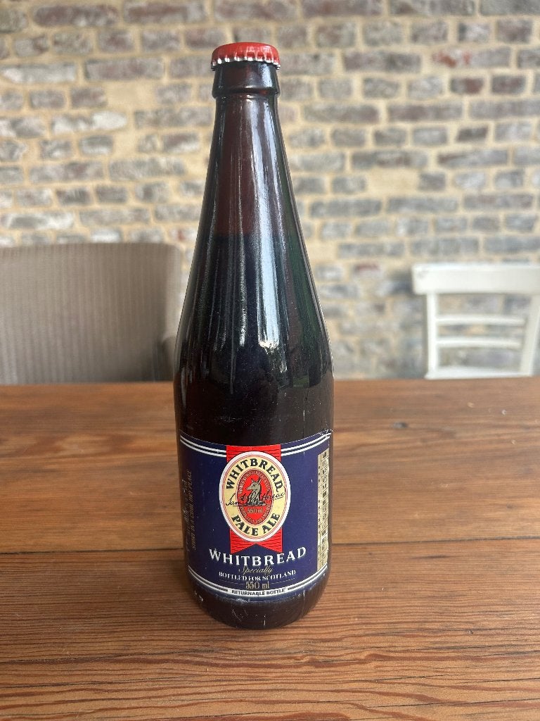 bier Whitbread 550ml vervaldatum 1991 RUILEN, Ophalen of Verzenden