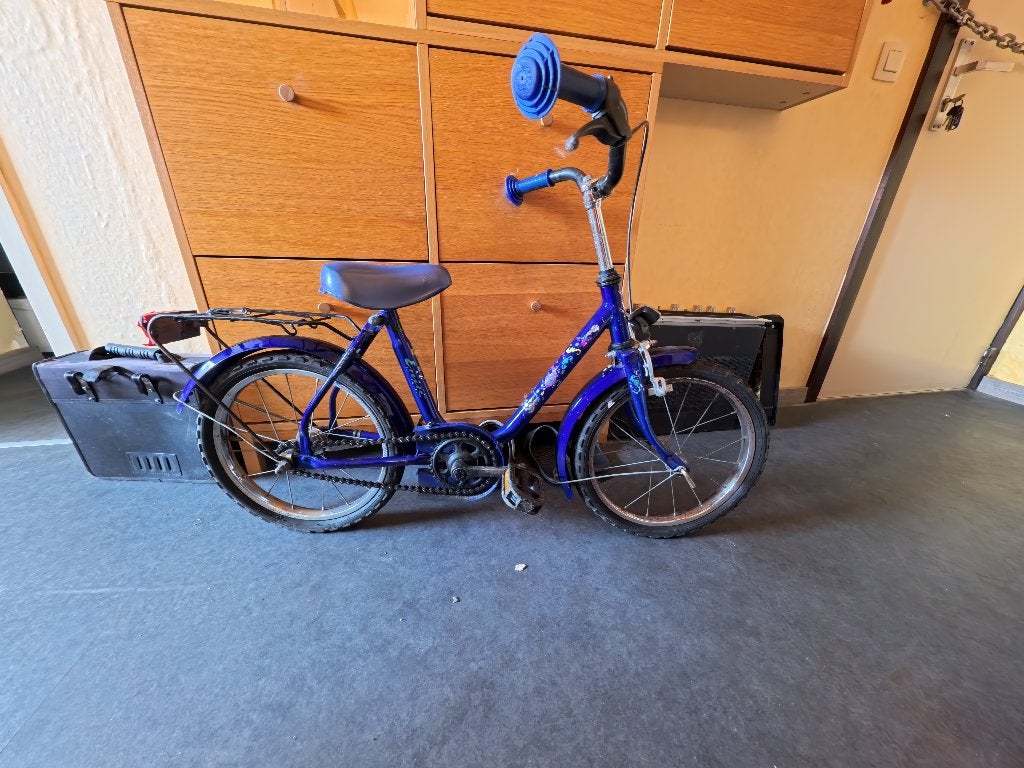 GRATIS - Leuk 1ste kinderfietsje - beschrijving goed lezen !, Ophalen, Gebruikt, Velgrem