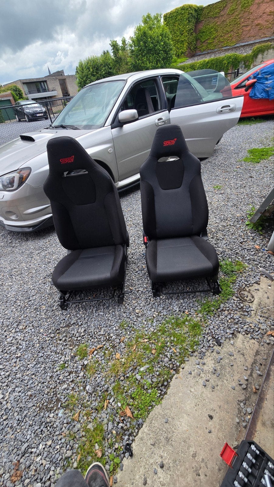 sti zetels voor gd en gr, Ophalen, Gebruikt, Subaru