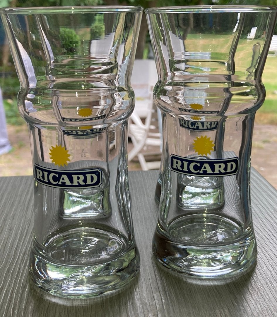 4 Ricardglazen, Verzamelen, Ophalen of Verzenden, Zo goed als nieuw