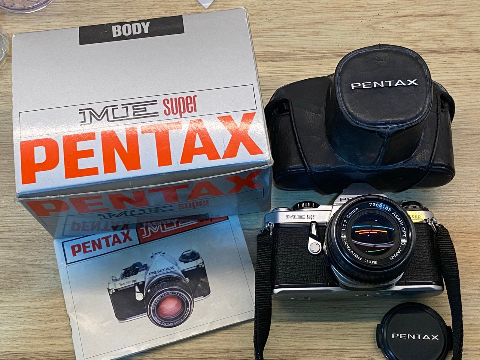 Pentax ME Super, Pentax-M 50mm f1.7 *neuf, TV, Hi-fi & Vidéo, Appareils photo analogiques, Enlèvement ou Envoi, Neuf, Reflex miroir