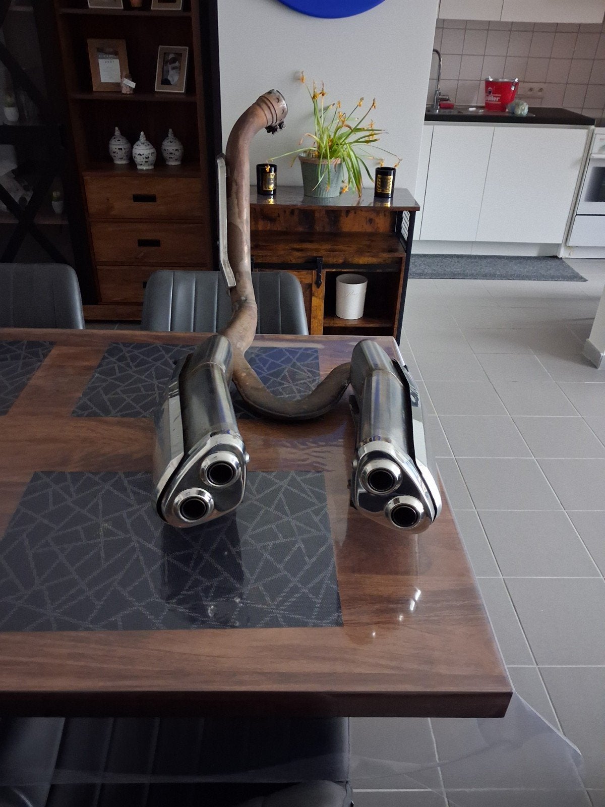 Uitlaat vfr  800, Motoren, Ophalen of Verzenden
