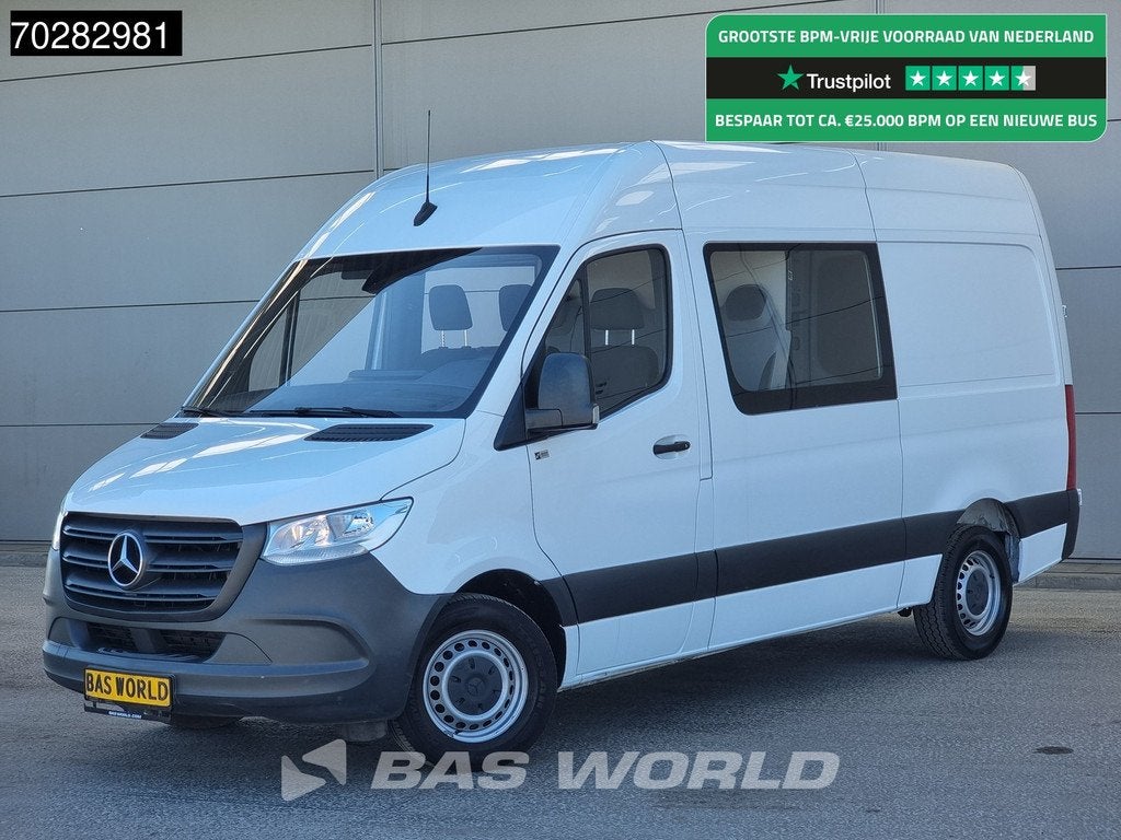 Mercedes Sprinter 314 CDI Dubbel Cabine Automaat 3,5t Trekha, Auto's, Automaat, Stof, Gebruikt, Euro 6