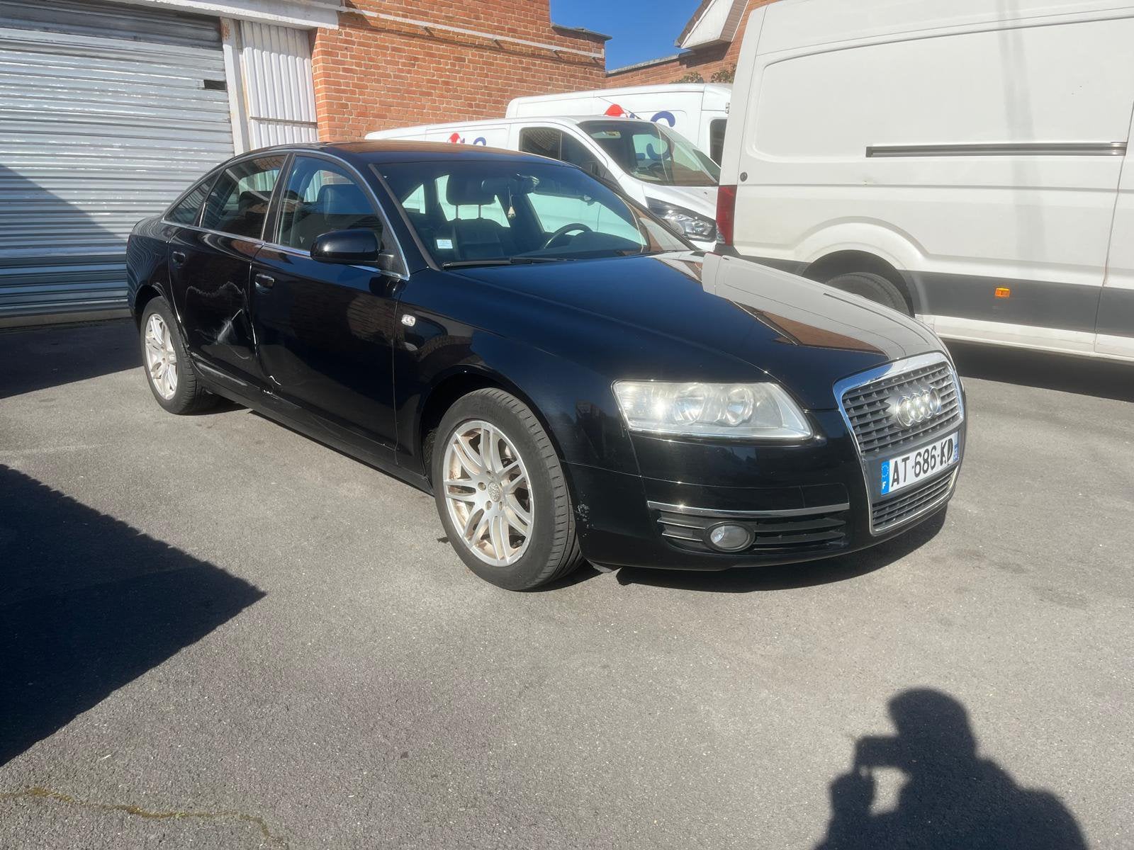 Audi, 2,7L TDI, V6 180 pk kettingmotor, Auto's, Voorwielaandrijving, Zwart, Zwart, Leder