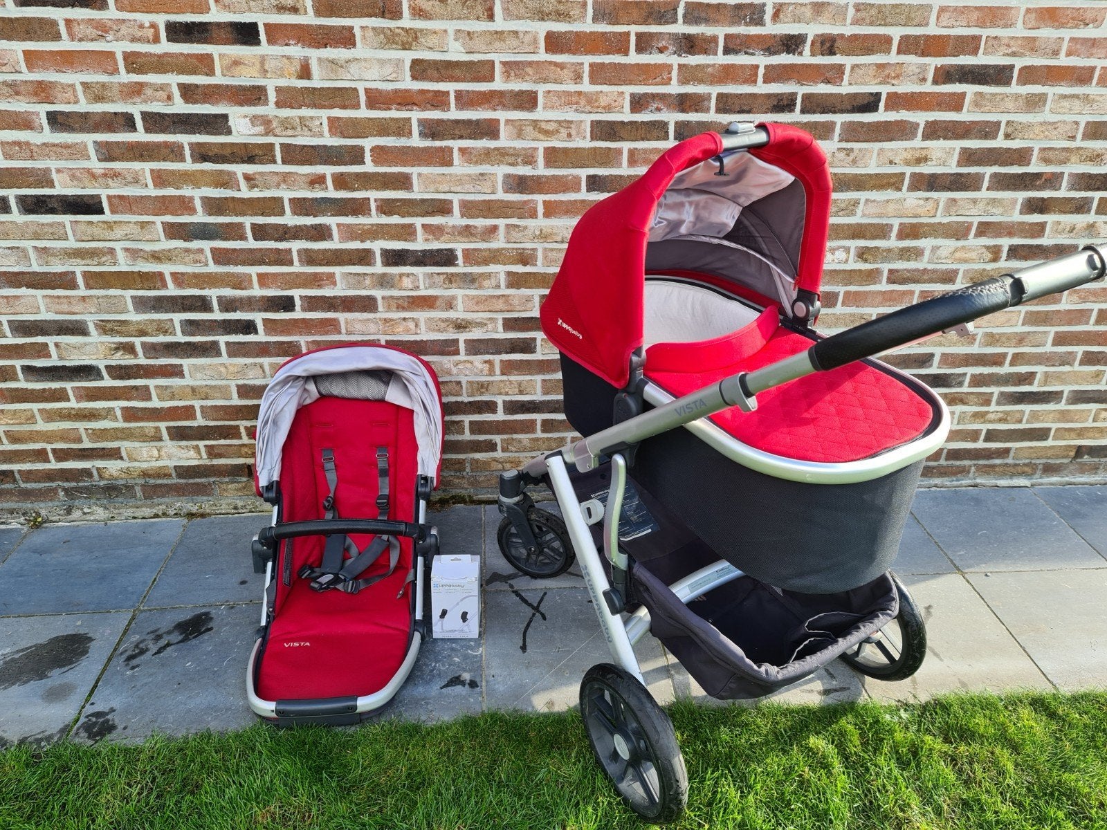Kinderwagen Vista v1, Ophalen, Kinderwagen, Verstelbare duwstang