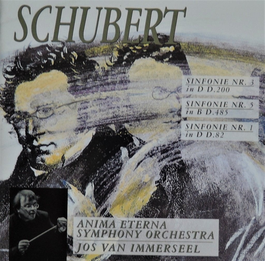 Schubert 1, 3 en 5 - Anima Eterna/van Immerseel - SONY - DDD, Symfonie, Schubert, Ophalen of Verzenden, Zo goed als nieuw