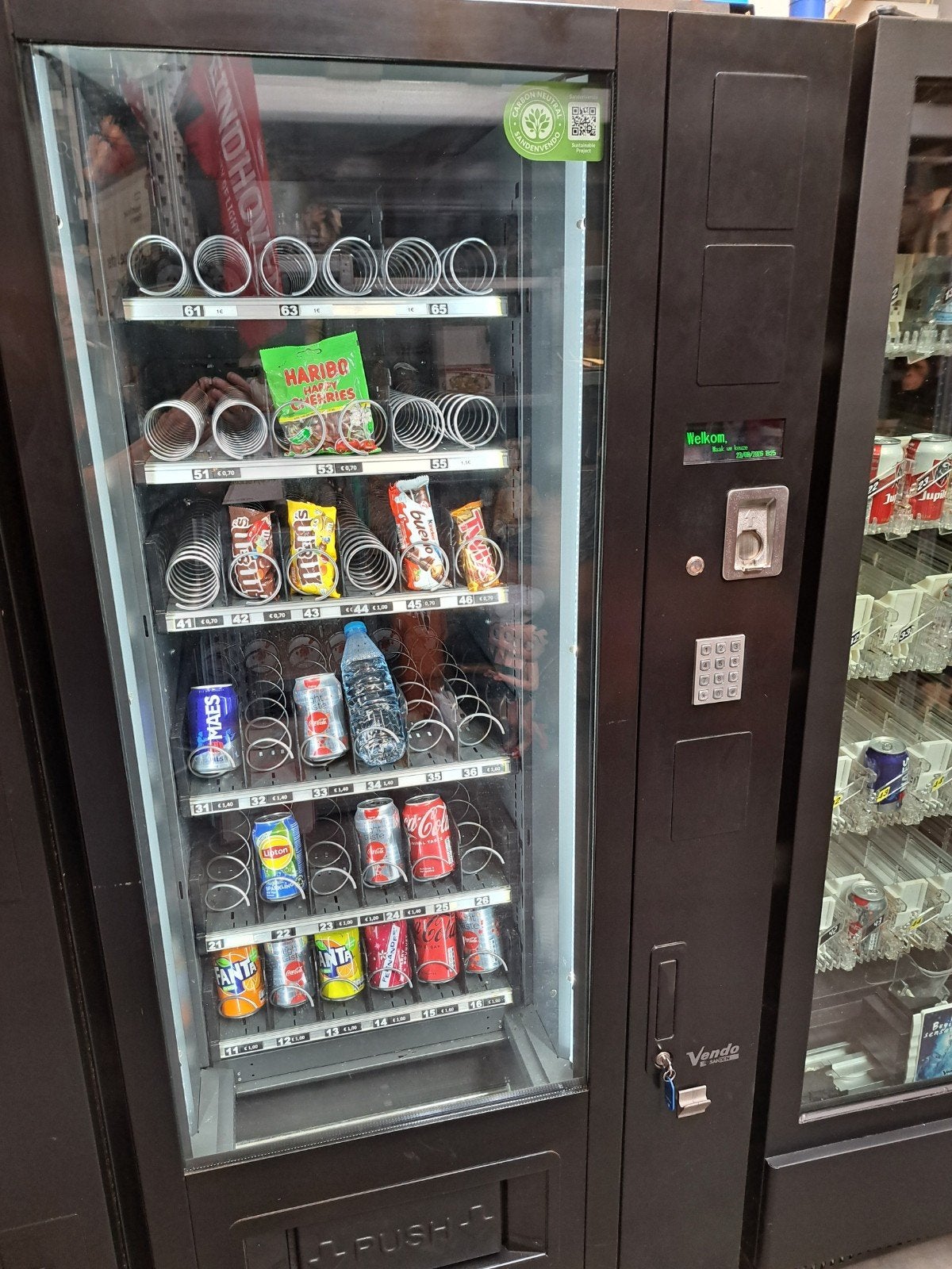 Vendo combi automaat compact model gekoeld, Verzamelen, Ophalen
