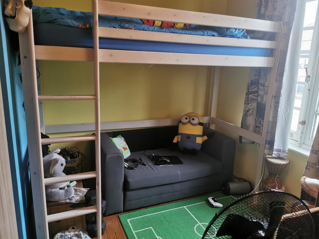 Hoogslaper zonder matras en zetel, Ophalen, Hoogslaper