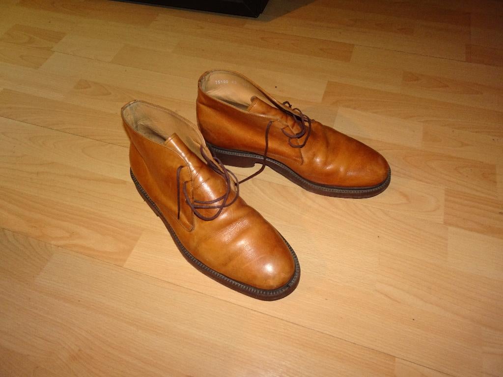Herenschoenen maat 43, Kleding | Heren, Schoenen, Ophalen, Bruin, Overige typen, Zo goed als nieuw