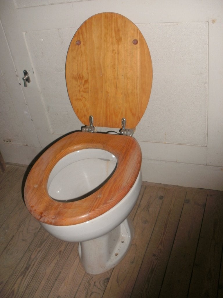 couvercle de toilette en bois, Maison & Meubles, Enlèvement ou Envoi, Comme neuf, Autres types, Moins de 100 cm