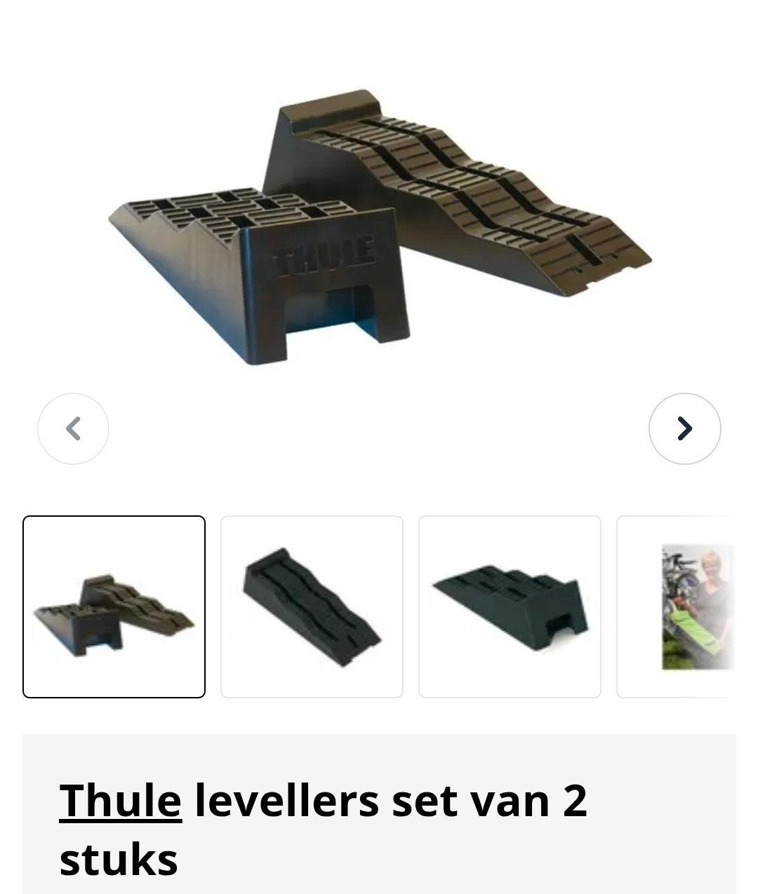 THULE levelers, oprijblokken, 2 st. in hoes, Ophalen