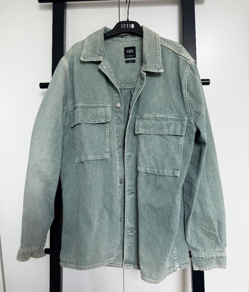 Jeansvest Zara maat M, Kleding | Heren, Ophalen of Verzenden, Zo goed als nieuw, Maat 48/50 (M), Zara