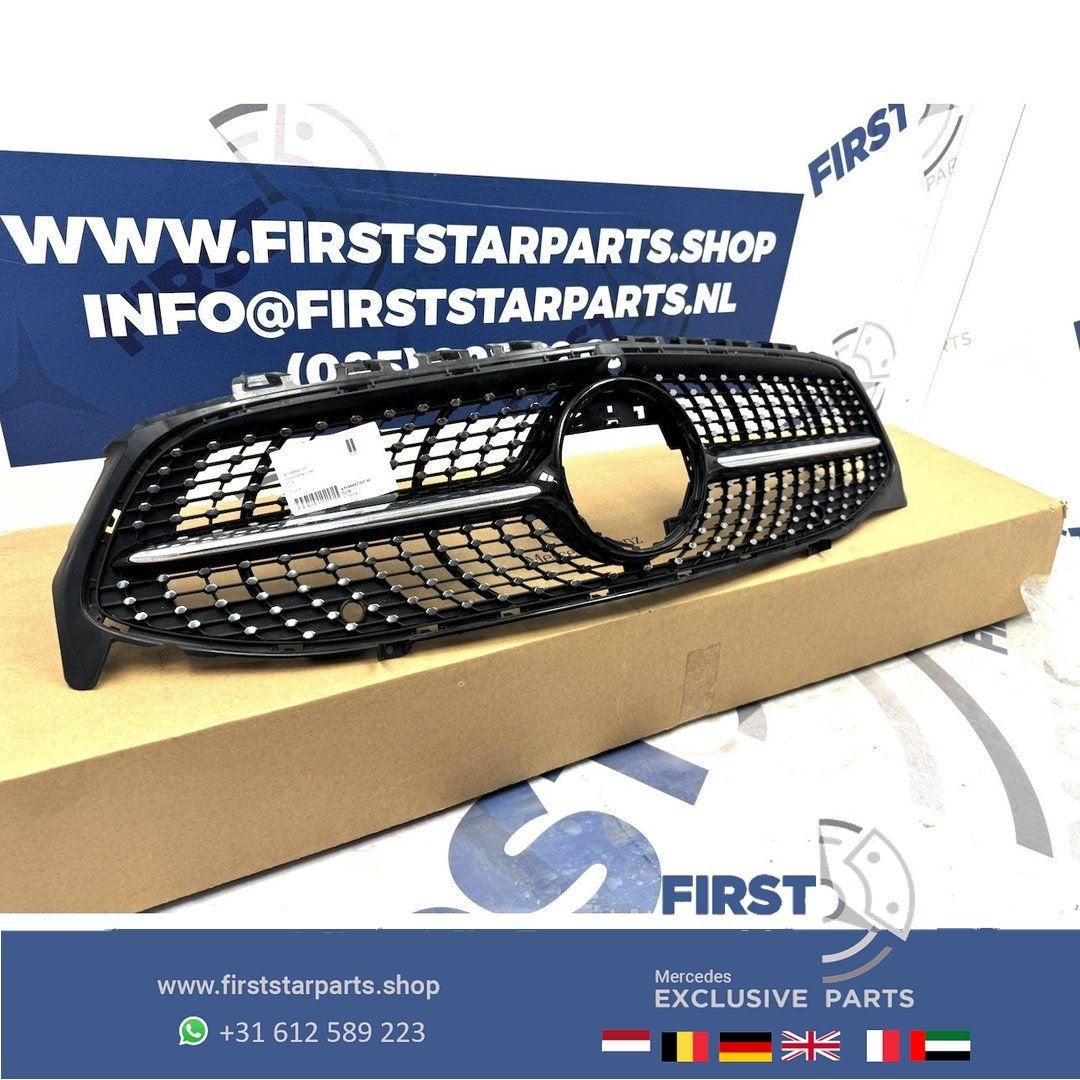 W118 DIAMOND GRIL origineel Mercedes CLA 2019-2025 ZWART C11, Utilisé, -, -, Enlèvement ou Envoi