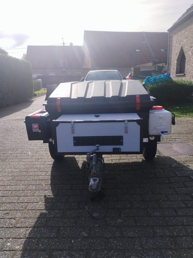 Te koop: compacte remorque – ideaal voor vakantie, Caravans en Kamperen, Ophalen