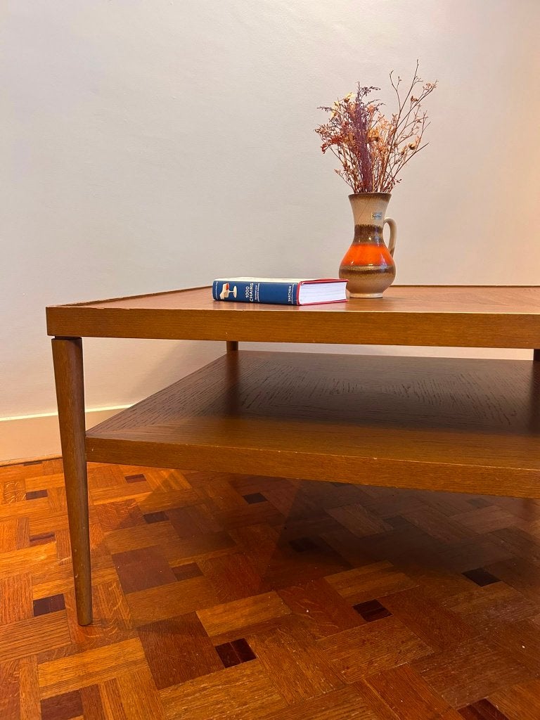 Table basse IKEA STOCKHOLM vintage en plaqué chêne, Vintage, 50 à 100 cm, Enlèvement, 50 à 100 cm