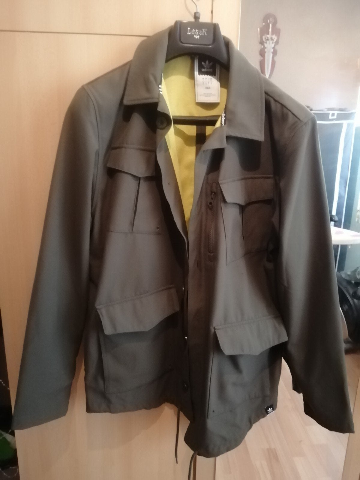 flawless TM kaki jack voor heren met zakken, Ophalen