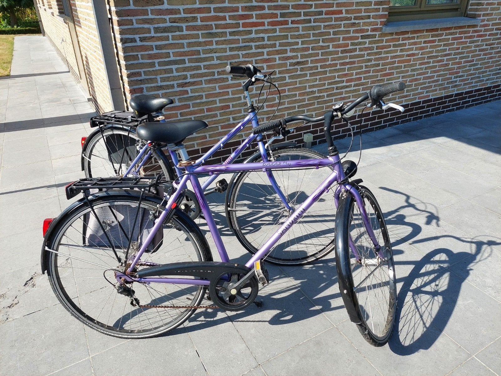 2 fietsen, sandrini, alu frame, Ophalen, Versnellingen