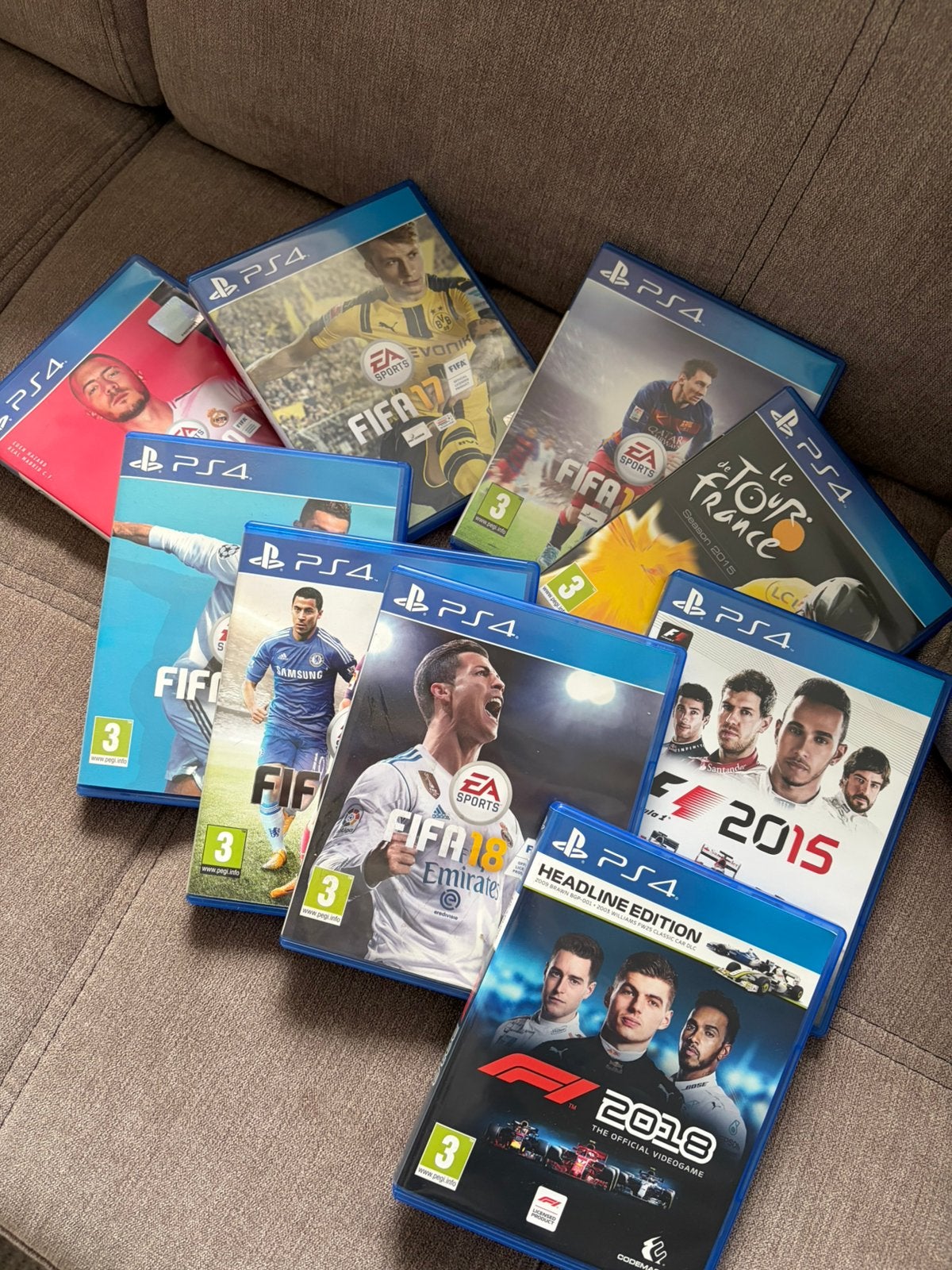 Games PS 4 Fifa en F1, Games en Spelcomputers, Ophalen, Zo goed als nieuw