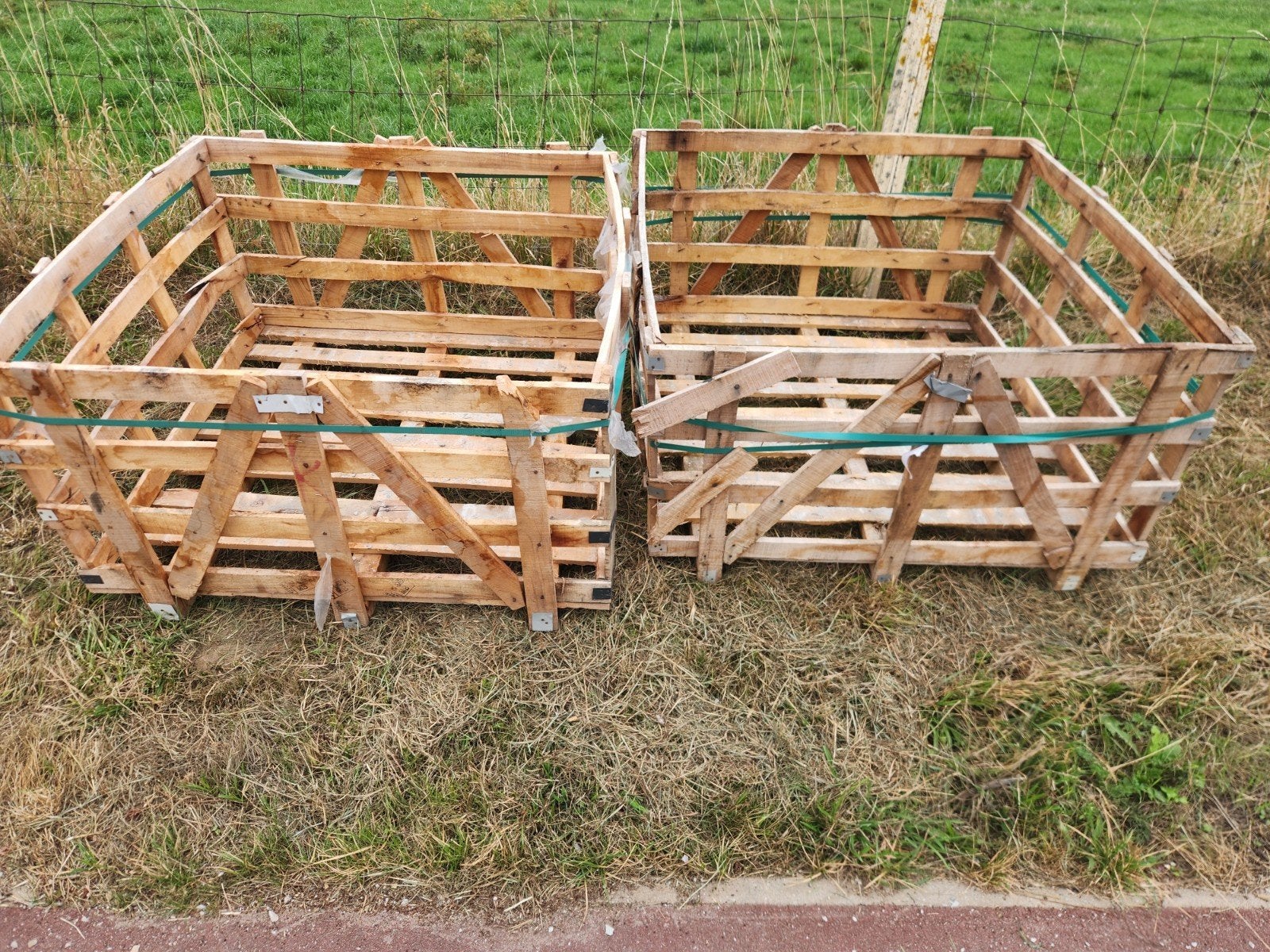 Houtboxen gratis, Ophalen