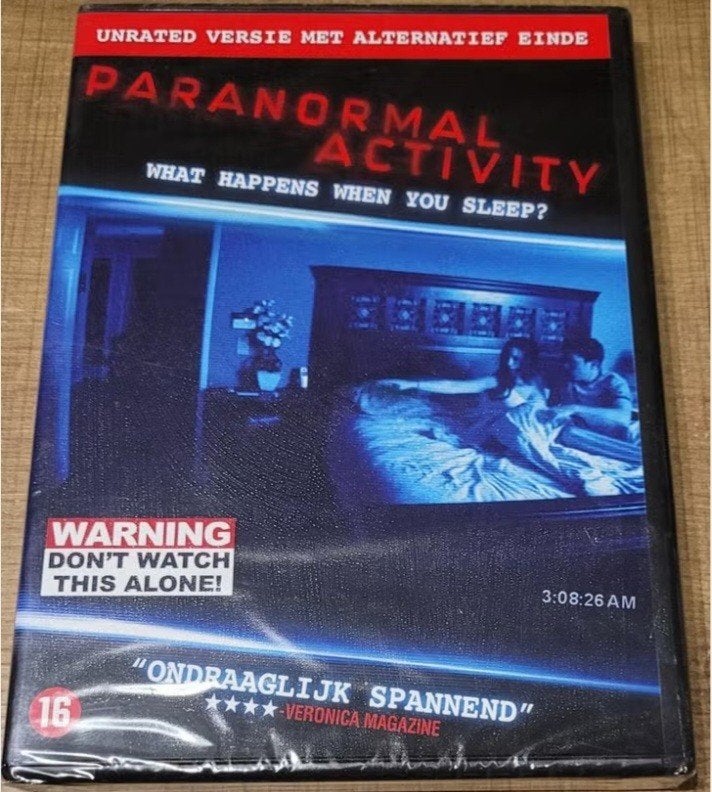 Paranormal Activity (nieuw!), Cd's en Dvd's, Dvd's | Horror, Vanaf 16 jaar, Ophalen of Verzenden, Nieuw in verpakking, Bovennatuurlijk