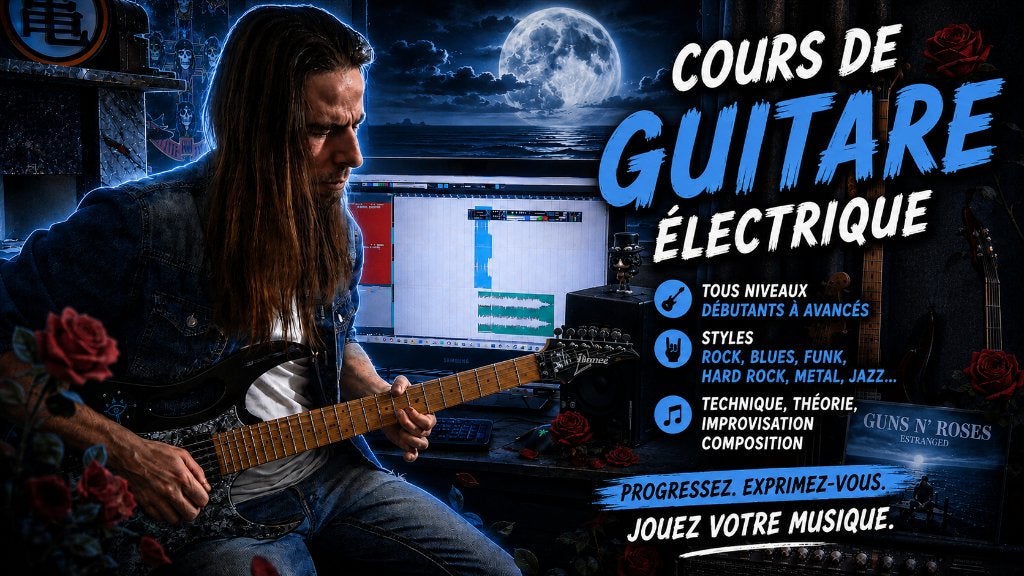 Cours de guitare/basse, Ophalen, Nieuw, Met versterker, Solid body