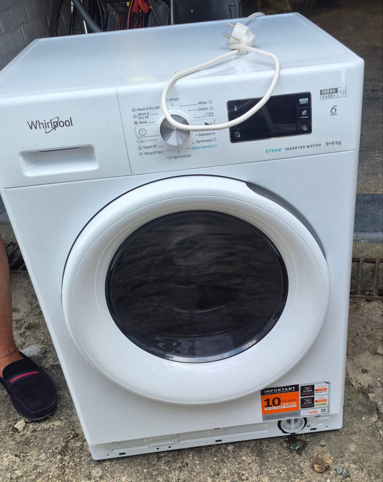 Was en droogcombinatie  whirlpool, Elektronische apparatuur, Ophalen