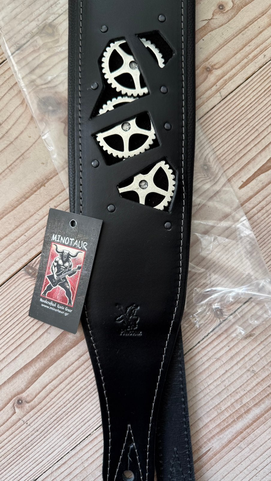 Sangle de guitare Minotaur Steampunk Timemaker - neuve, Enlèvement ou Envoi, Neuf, Guitare basse électrique