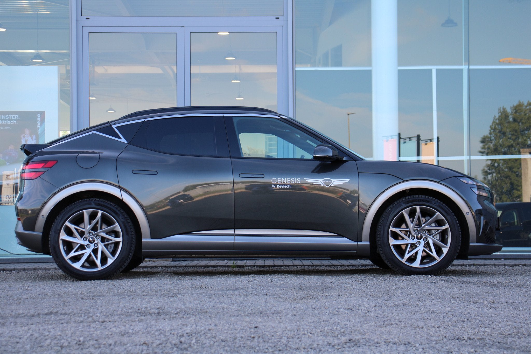 Genesis GV60 EV Dual Motor AWD Sport 318 PK *FULL OPTION*, Argent ou Gris, Achat, https://public.car-pass.be/vhr/cee22b5e-50c1-4f01-aec1-6c2984ab152a