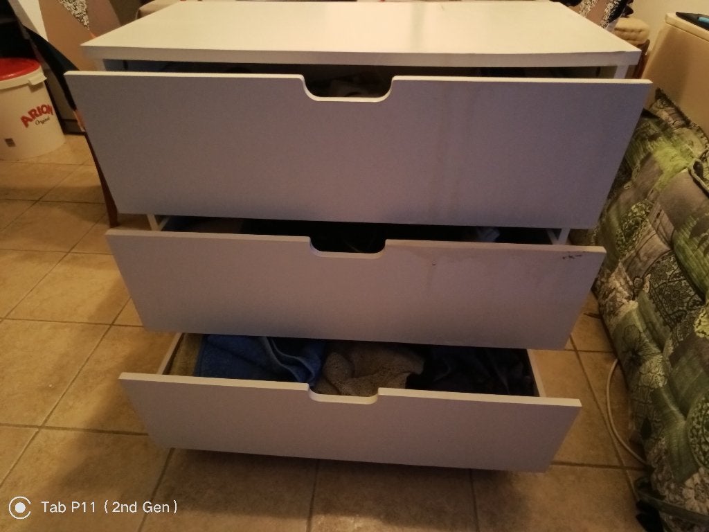 Garderobe, Ophalen, Gebruikt, Met lade(s)
