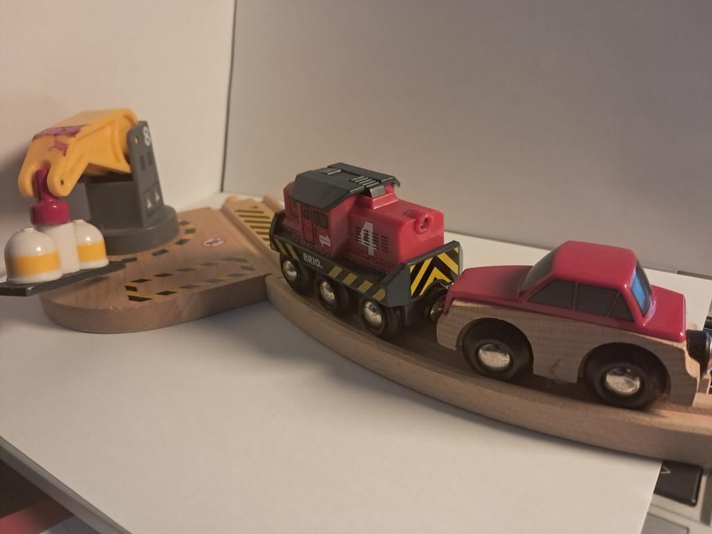 Blokjes +treinspoor+treintje en autotjes, Ophalen of Verzenden