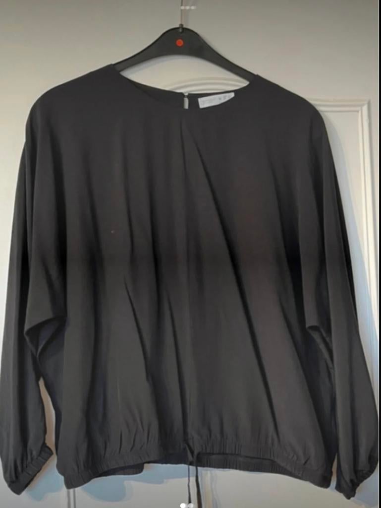 Zwarte blouse primark maat M, Ophalen of Verzenden, Zo goed als nieuw, Maat 38/40 (M)