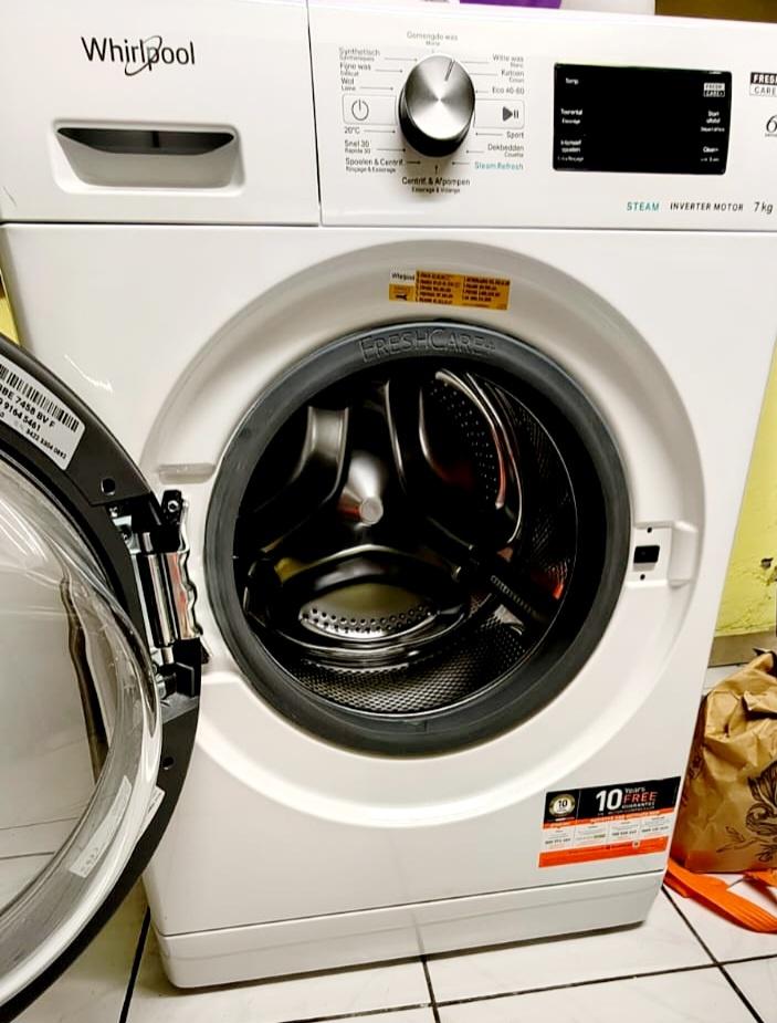 Lave Linge 7kg, 1200 à 1600 tours, 6 à 8 kg, Comme neuf, Chargeur frontal
