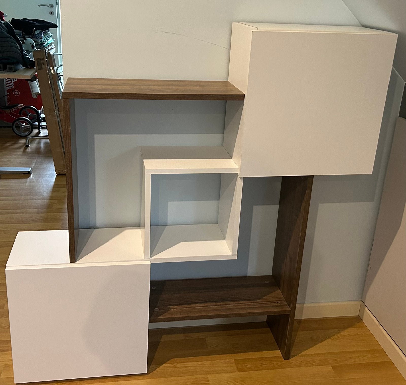 Leuk boekenkast, kinderkast of opbergkast 125cmx125cm, Ophalen, Zo goed als nieuw