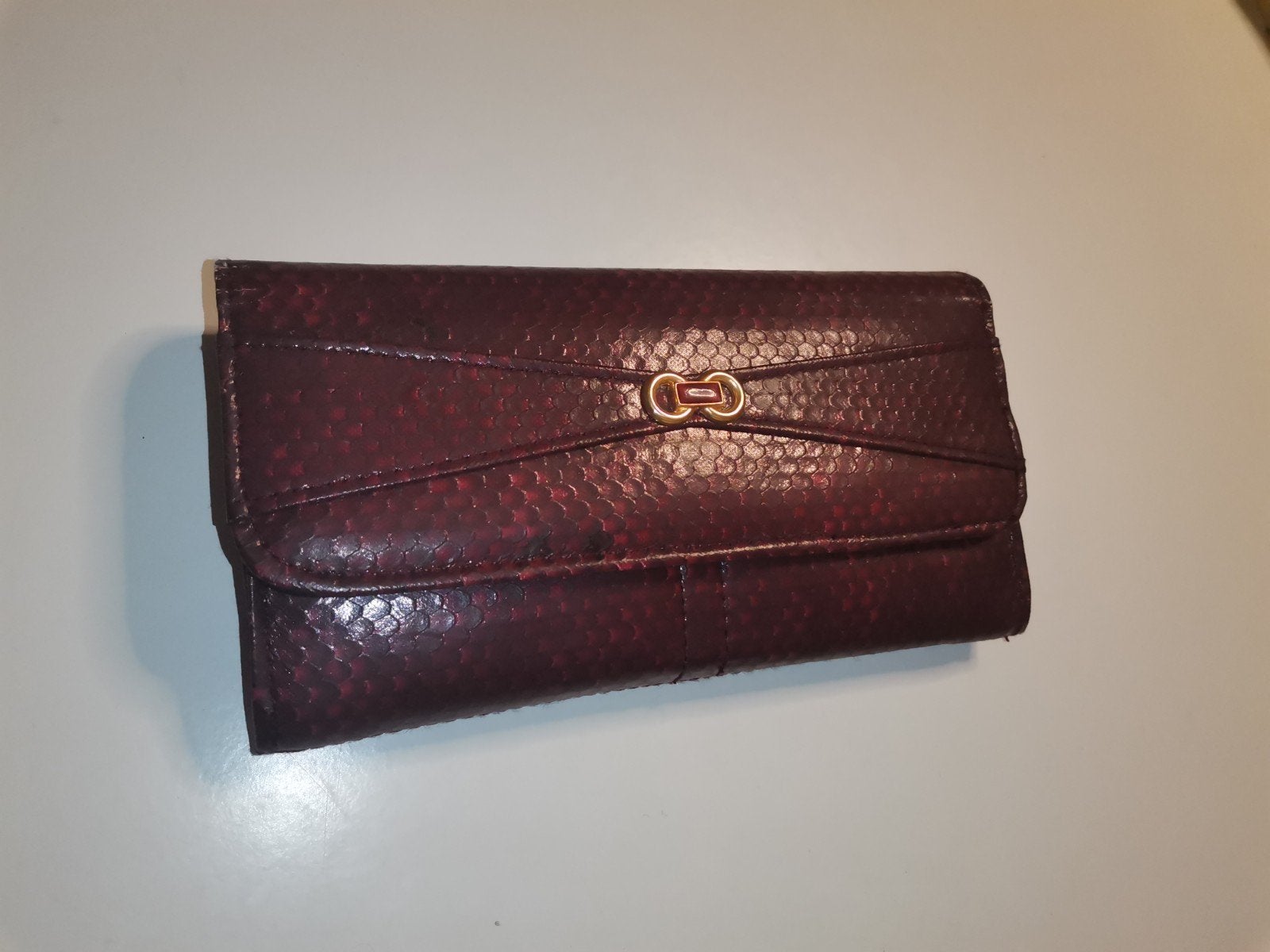 lederen portemonnee, Handtassen en Accessoires, Ophalen of Verzenden